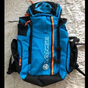 Lange Pro Ski Boot and Gear backpack